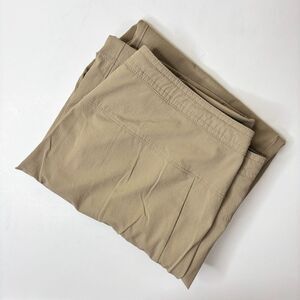 Mountain Hardwear Yuma Pants Womens 12 Khaki Cargo Pocket Cinch Hem Outdoors‎